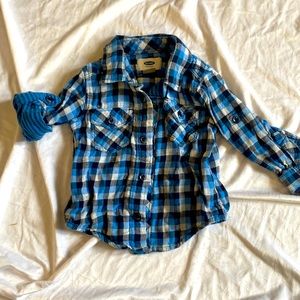 12-18 month plaid button up